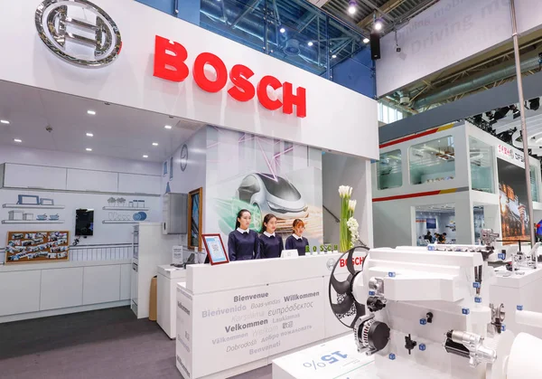 Vista Estande Bosch Durante 14Th Beijing International Automotive Exhibition Também — Fotografia de Stock