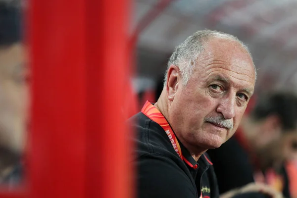 Fil Head Coach Luiz Felipe Scolari Kinas Guangzhou Evergrande Ser — Stockfoto