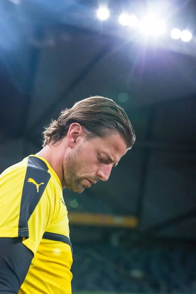Roman Weidenfeller Borussia Dortmund Részt Vesz Egy Edzés Shenzhen Mérkőzést — Stock Fotó
