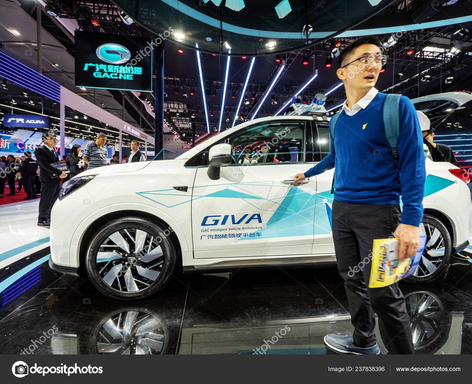 People Visit Stand Guangzhou Automobile Group Motor Ltd Gac Motor