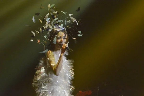 Hebe Tien Chen Del Grupo Femenino Taiwanés Actúa Concierto Hong — Foto de Stock