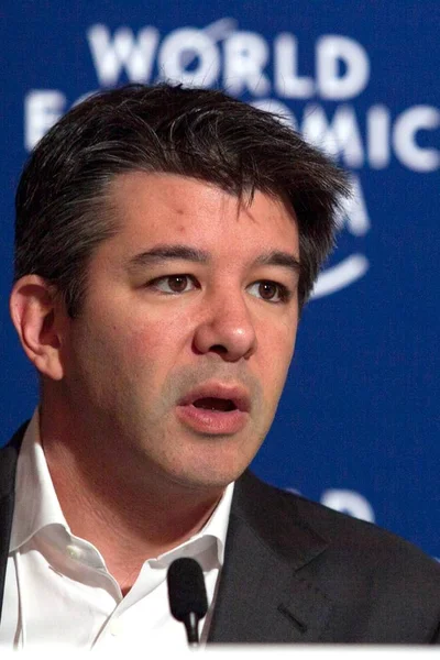 Travis Kalanick Ceo Uber Yıllık Toplantısında Yeni Şampiyonlar 2016 Dünya — Stok fotoğraf