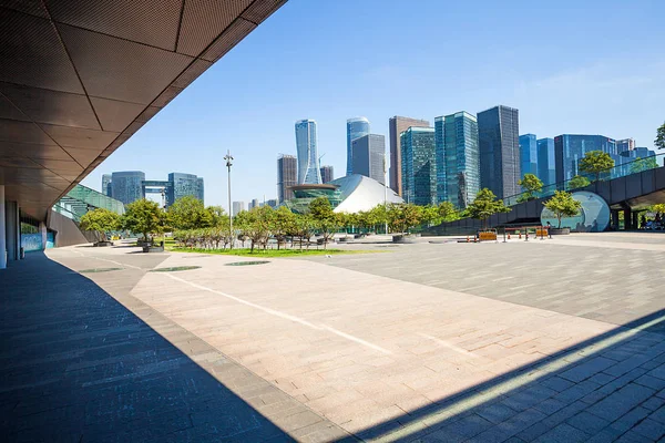 Vista Edifícios Altos Qianjiang Cidade Nova Cidade Hangzhou Leste China — Fotografia de Stock