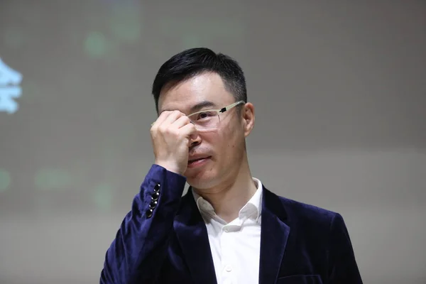 Wang Xin Fundador Ceo Startup Inteligencia Artificial Ringle Shenzhen Habla — Foto de Stock