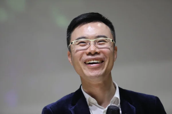 Wang Xin Zakladatel Generální Ředitel Společnosti Shenzhen Umělé Inteligence Spouštěcí — Stock fotografie