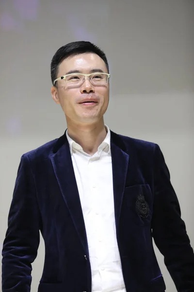 Wang Xin Fundador Ceo Startup Inteligência Artificial Shenzhen Ringle Fala — Fotografia de Stock