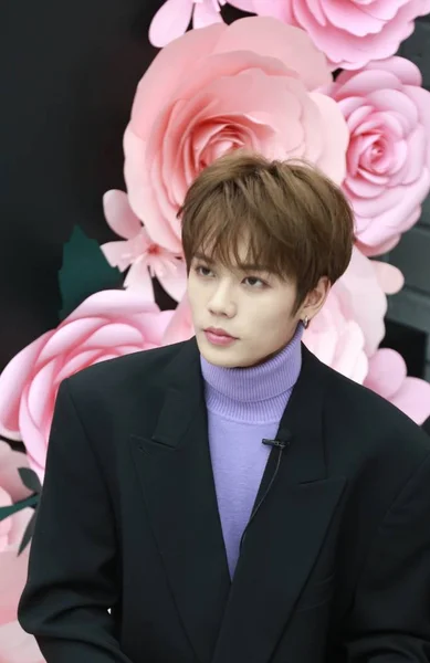 Lin Yanjun Dari Grup Vokal Pria Asal Tiongkok Nine Percent — Stok Foto