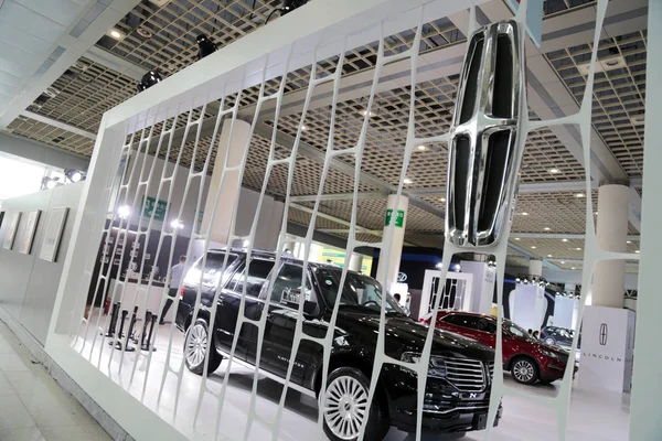 Lincoln Carros Estão Exposição Durante Show Automóveis Cidade Nan Província — Fotografia de Stock