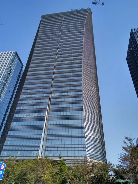 View Headquarters Building Tencent Shenzhen City South China Guangdong Province — стоковое фото