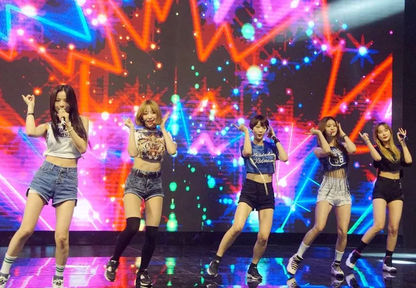 South Korean Idol Group Exid Perform 14Th China Digital Entertainment — Stock Photo, Image