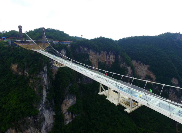 Vista Del Puente Fondo Vidrio Más Largo Más Alto Del —  Fotos de Stock