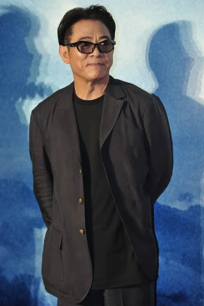 Chinese Kungfu Star Jet Attends Press Conference His Movie Legend — Stock Photo, Image