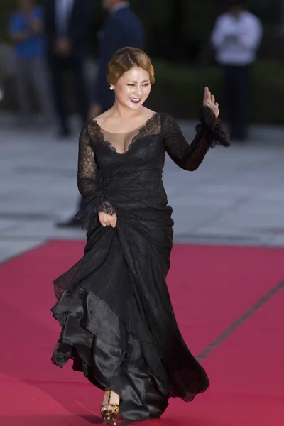 South Korean Singer Actress Park Rae Arrives Red Carpet 52Nd — Stock Photo, Image
