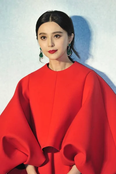 Chinese Actrice Bingbing Fan Woont Een Persconferentie Voor Haar Film — Stockfoto