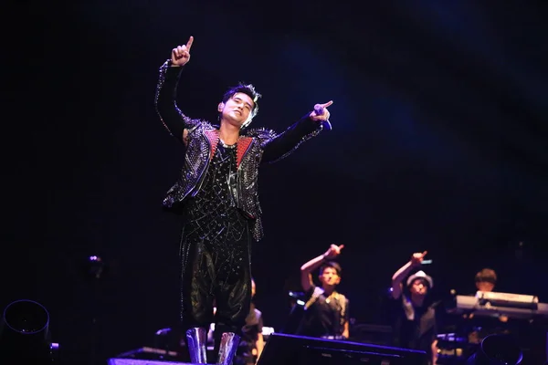 Taiwanees Zangeres Jay Chou Presteert Het Shanghai Concert Tijdens Zijn — Stockfoto