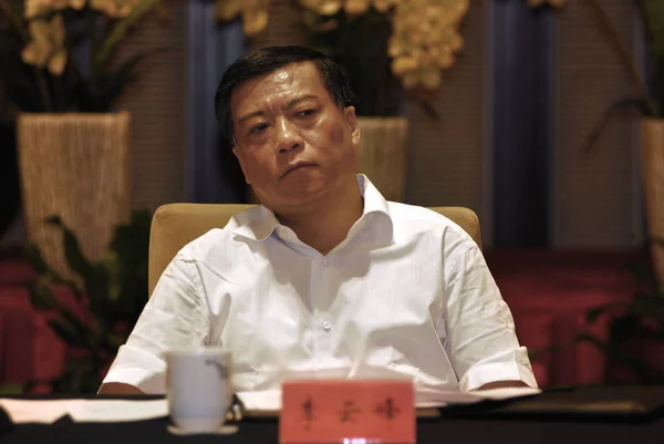 File Yunfeng Pak Náměstek Guvernéra Provincie Jiangsu Účastní Setkání Nanjing — Stock fotografie