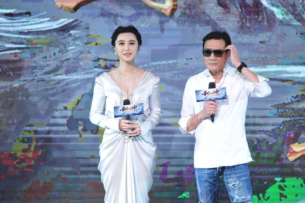 Actrice Chinoise Fan Bingbing Gauche Acteur Hongkongais Tony Leung Fai — Photo