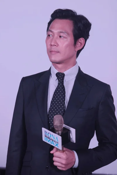 Ator Sul Coreano Lee Jung Jae Participa Evento Promocional Para — Fotografia de Stock