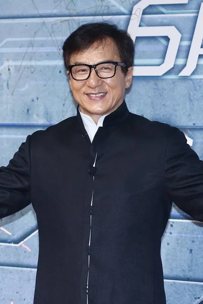 Hong Kong Kungfu Superstar Film Producent Jackie Chan Uczęszcza Premiera — Zdjęcie stockowe