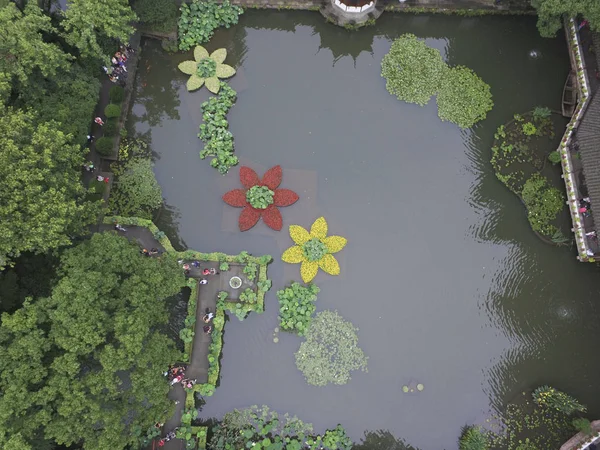 Tekintettel Lótusz Látható Ötödik Hangzhou West Lake Lotus Kiállítás Guos — Stock Fotó