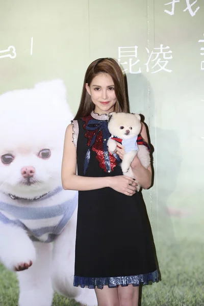 Modelo Actriz Taiwanesa Hannah Quinlivan Esposa Del Cantante Actor Jay — Foto de Stock