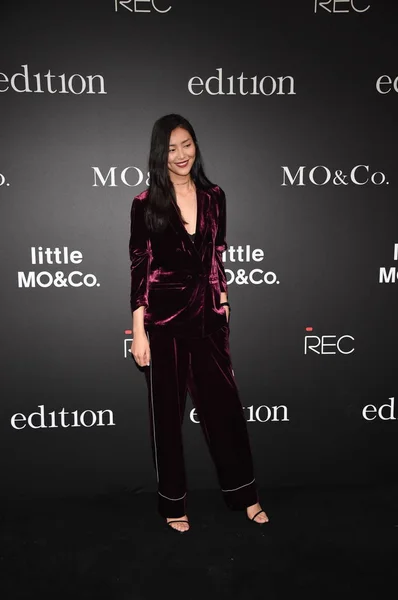 Supermodel Cina Liu Wen Berpose Pada Peragaan Busana Beijing China — Stok Foto