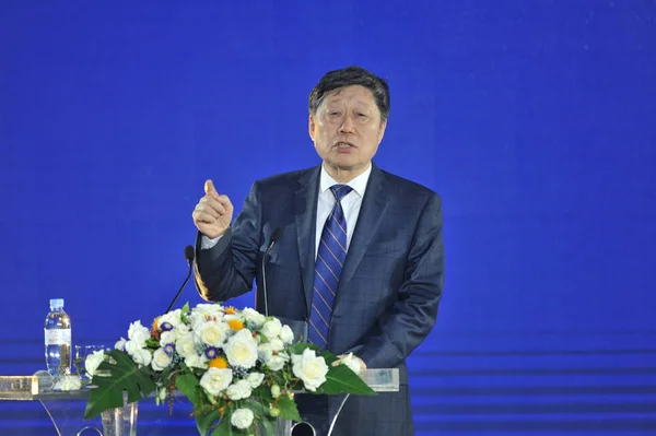 Zhang Ruimin Předseda Haierovy Skupiny Vydává Řeč Zahajovací Ceremonii 2016 — Stock fotografie
