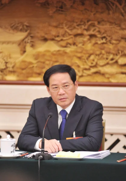 Qiang Vervolgens Gouverneur Van Provincie Zhejiang Adjunct Secretaris Van Het — Stockfoto