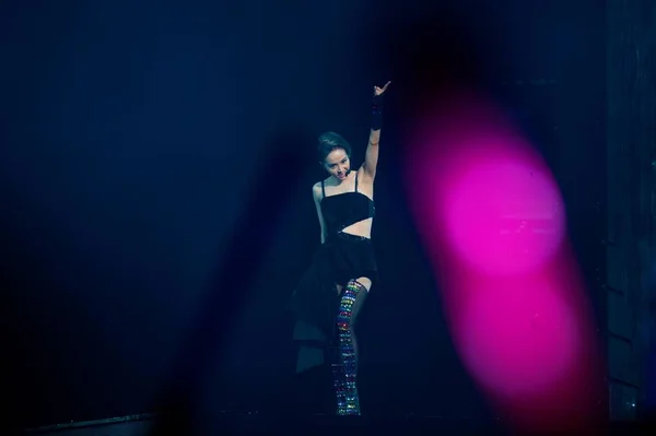 Taiwanese Singer Jolin Tsai Performs Her Concert Beijing China May — Stock Photo, Image