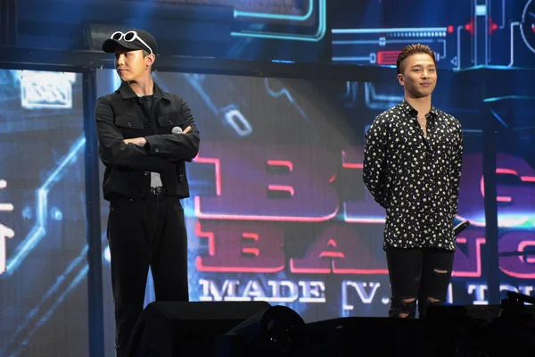 Südkoreanische Boygroup Bigbang Oder Urknall Tritt Bei Ihrem Dalian Konzert — Stockfoto