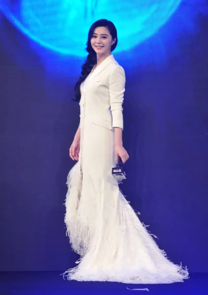 Actrice Chinoise Fan Bingbing Pose Lors Une Conférence Presse Pour — Photo