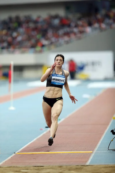 Ivana Spanovic Serbii Konkuruje Dal Kobiet Podczas Iaaf Diamond League — Zdjęcie stockowe