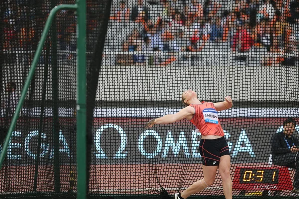 호주의 사무엘이이 여자의 던지기에서 합니다 상하이 상하이 2016 2016 — 스톡 사진