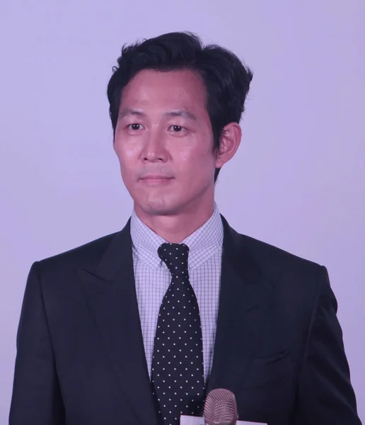 Ator Sul Coreano Lee Jung Jae Participa Evento Promocional Para — Fotografia de Stock