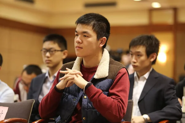 Kinesiska Champion Jie Front Avbildad Tävling Chengdu City Sydvästra Kinas — Stockfoto