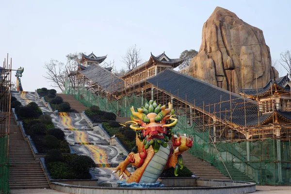 Uma Vista Cidade Turística Cultural Nanchang Wanda Cidade Nanchang Província — Fotografia de Stock