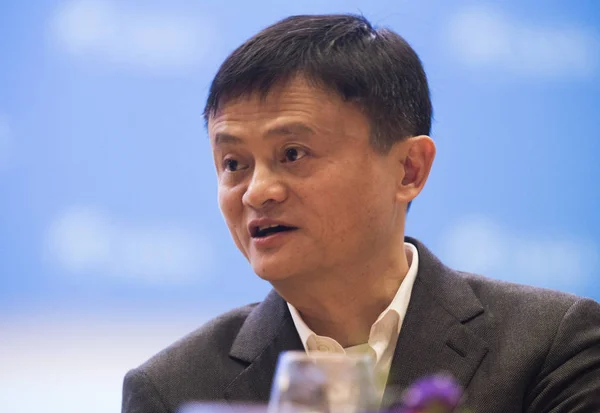 Jack Yun Presidente Del Grupo Alibaba Habla Sub Foro Durante —  Fotos de Stock