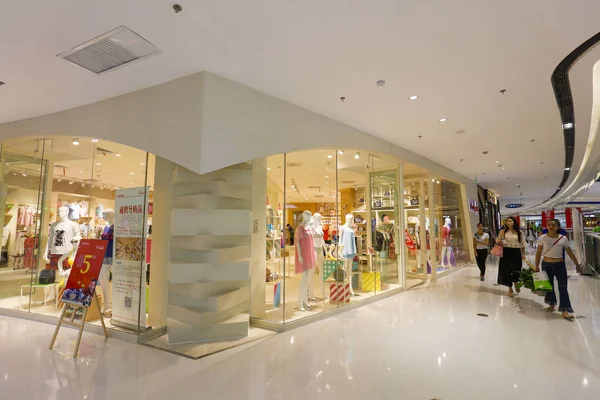 People Walk Stores Wanda Mall Nanchang Wanda Cultural Tourism City — Stock Photo, Image
