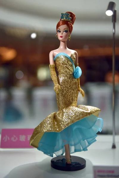 Happy Birthday Ken Barbie Doll Display Style Must Barbie Doll — Stock Photo, Image