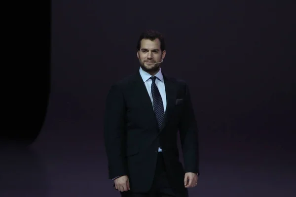 Actor Británico Henry Cavill Asiste Evento Lanzamiento Para Teléfono Inteligente —  Fotos de Stock