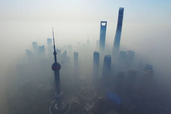 Centro Financeiro Mundial Xangai Segundo Mais Alto Torre Xangai Mais — Fotografia de Stock