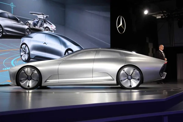 Mercedes Benz Concept Iaa Jest Wyświetlaczu Przed 2016 International Konsument — Zdjęcie stockowe