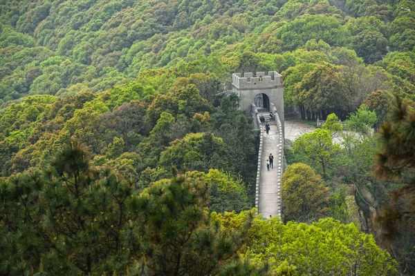 Replica Great Wall Pictured Huaxi Village Jiangyin City East China — Stock Photo, Image