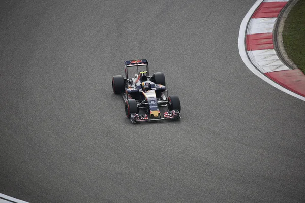 Piloto Toro Rosso Carlos Sainz Espanha Compete Sessão Qualificação Durante — Fotografia de Stock