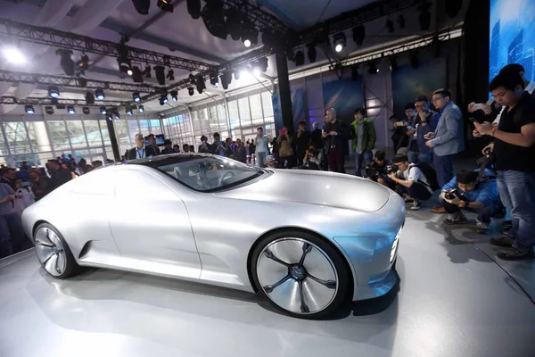 Une Mercedes Benz Concept Iaa Est Exposée Avant Salon International — Photo