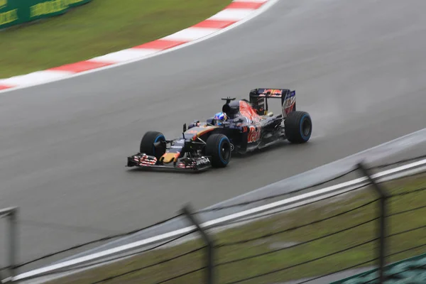 Piloto Toro Rosso Max Verstappen Holanda Compete Sessão Qualificação Durante — Fotografia de Stock