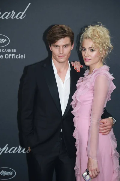 Engelse Singer Songwriter Actrice Pixie Lott Rechts Model Oliver Cheshire — Stockfoto