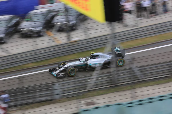 Piloto Mecedes Nico Rosberg Alemania Conduce Foso Durante Gran Premio —  Fotos de Stock