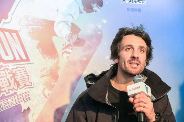 Olivier Pascal Fundador Games Fise World Series Habla Durante Desafío — Foto de Stock