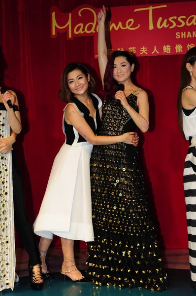 Selina Jen Chia Hsuan Left Taiwanese Pop Girl Group Poses — Stock Photo, Image